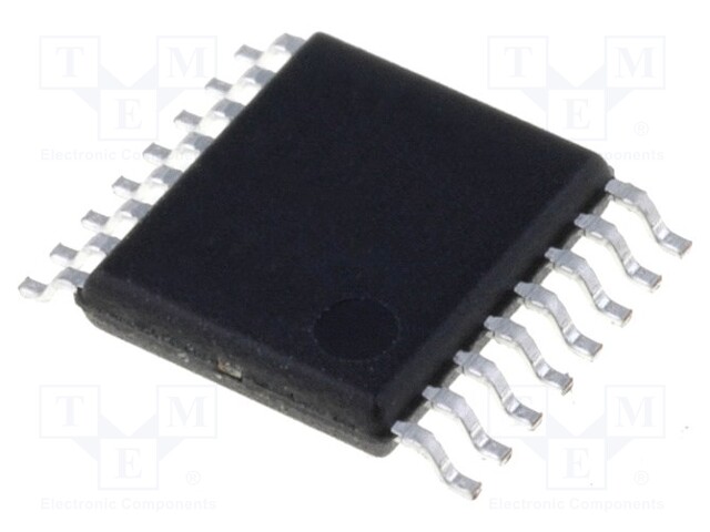 ARM microcontroller; SRAM: 16kB; Flash: 16kB; PG-TSSOP-16