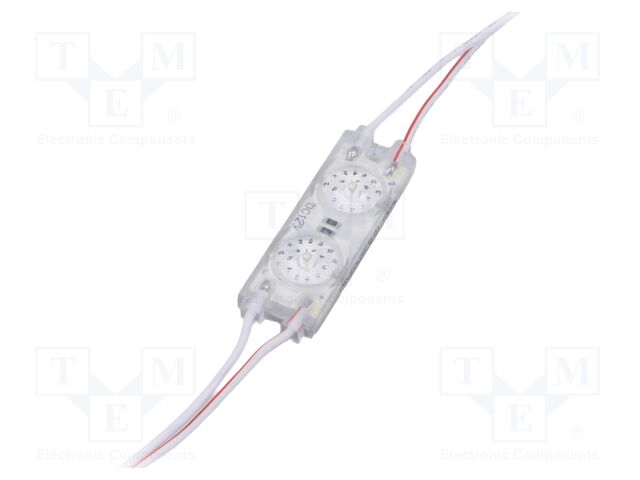 LED; white; 6500K; 720mW; 106lm; IP66; 165°; No.of diodes: 2; 2835