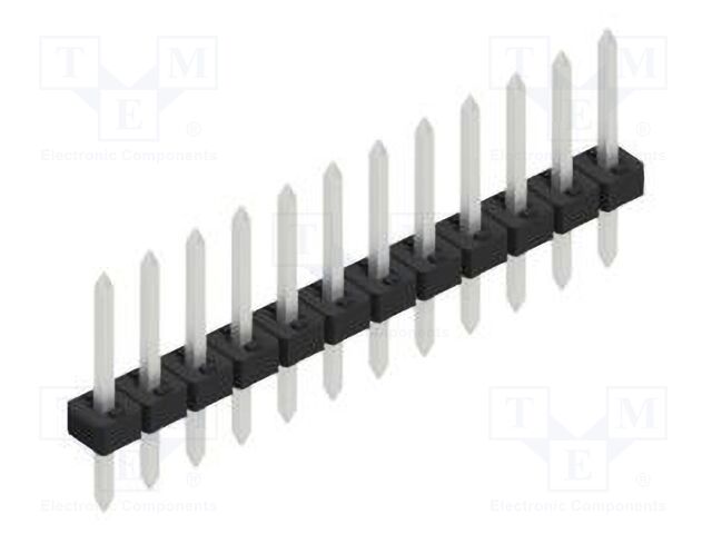 Connector: pin strips; pin header; male; PIN: 12; 2mm; THT; 1x12