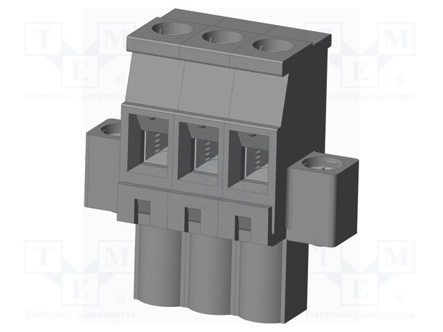 Connector: pluggable terminal block; plug; female; angled 90°