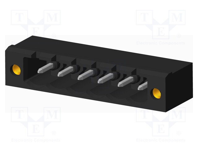 Connector: pluggable terminal block; socket; male; on PCBs