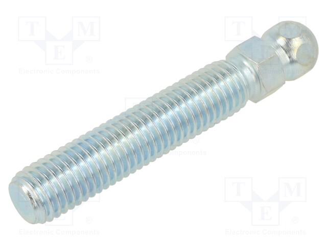 Pin; M14; Plunger mat: steel; Ø: 15mm; Plating: zinc; Spanner: 14mm