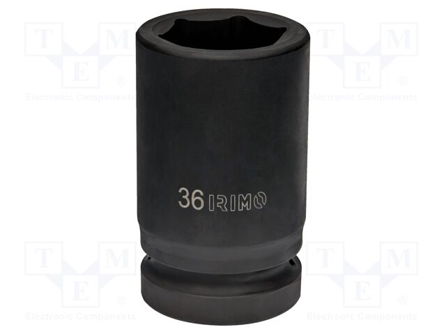 Cap; 6-angles,socket spanner,impact; HEX 36mm; 1"; 92mm; long