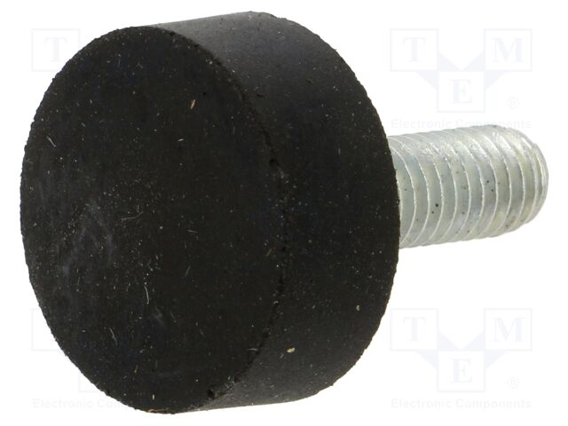 Vibroisolation foot; Foot material: rubber