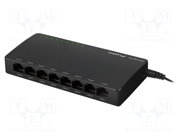 Switch Ethernet; PnP,LED status indicator; black; 10Gbps