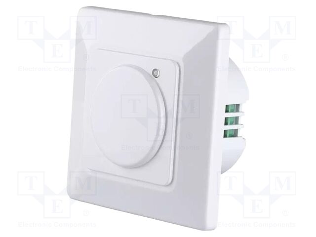 Sensor: movement; 220÷240VAC; IP20; 3÷6m; 300W; 180°; Colour: white