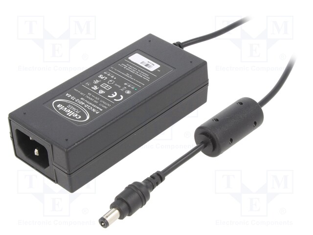 Power supply: switched-mode; 12VDC; 5A; Out: 5,5/2,1; 60W; 0÷40°C