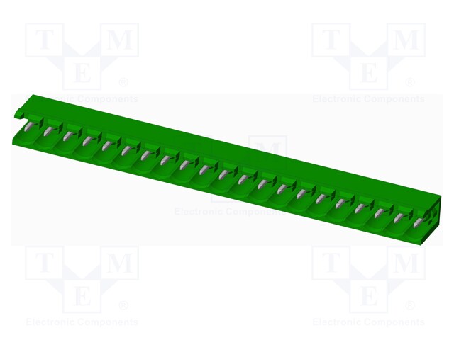 Connector: pluggable terminal block; socket; male; angled 90°