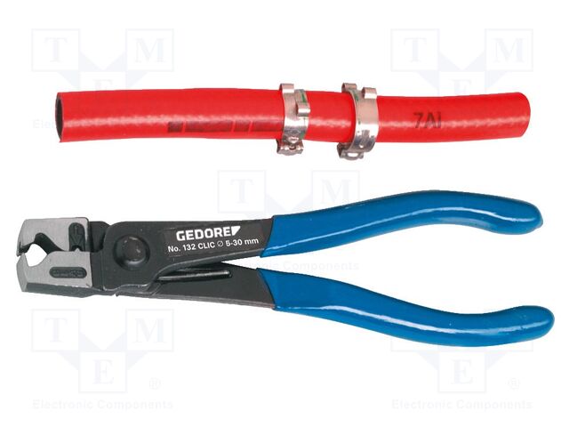 Pliers; for hose clamp; 180mm