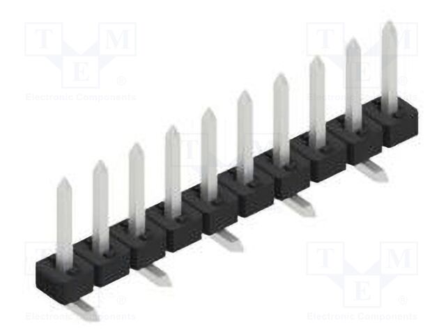 Connector: pin strips; pin header; male; PIN: 10; 2mm; SMT; 1x10