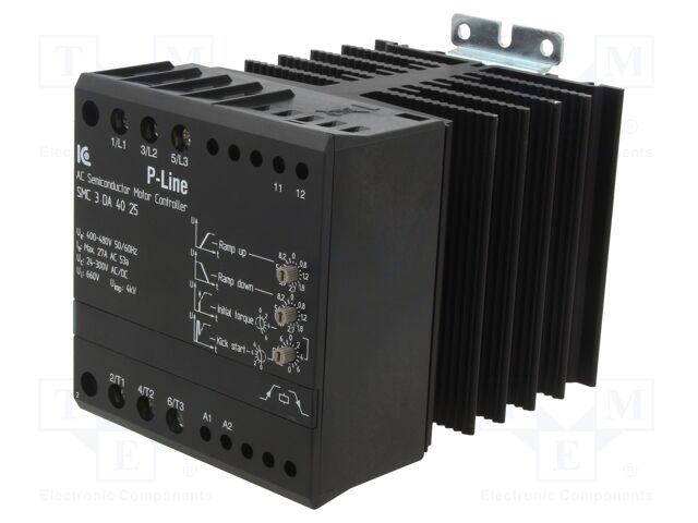 Automation module: softstart; 400÷480VAC; for DIN rail mounting