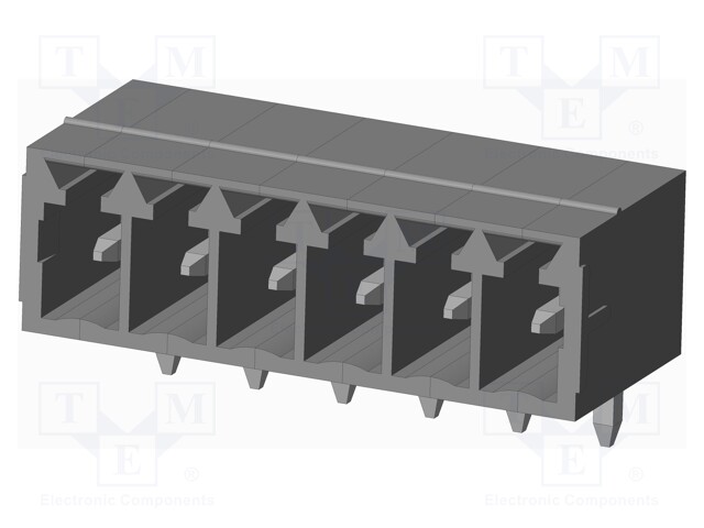 Connector: pluggable terminal block; socket; male; on PCBs