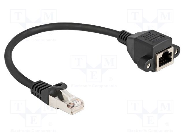 Extender Ethernet; S/FTP; RJ50 socket,RJ50 plug; 0.25m; PVC