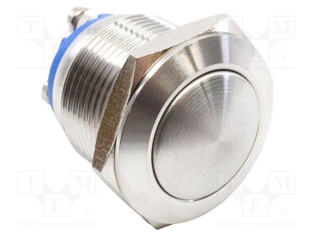 Switch: vandal resistant; SPST-NO; 2A/36VDC; IP65; OFF-(ON); Ø19mm