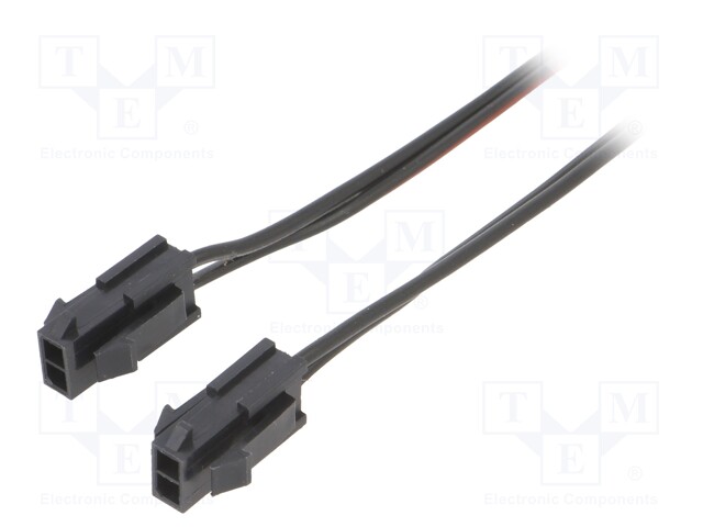 Cable; Micro-Fit 3.0; MX-43020-0200,male-male; PIN: 2; 0.2m; 4A