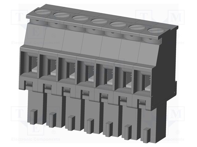 Connector: pluggable terminal block; plug; female; angled 90°