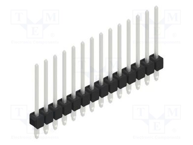 Connector: pin strips; pin header; male; PIN: 14; 2.54mm; THT; 1x14