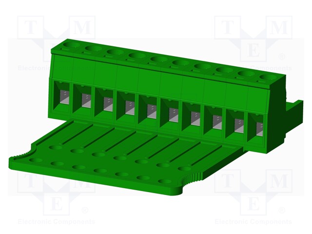 Connector: pluggable terminal block; plug; female; straight; 300V