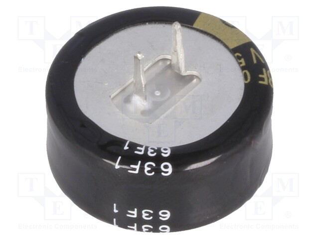 Capacitor: electrolytic; THT; 0.68F; 5.5VDC; Ø21.5x9.5mm; -20÷+80%