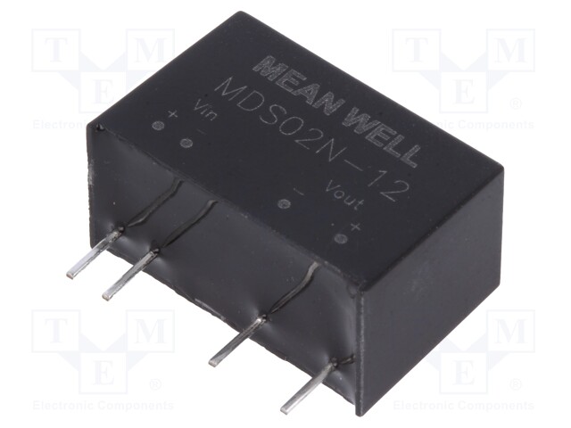 Converter: DC/DC; 2W; Uin: 21.6÷26.4V; 12VDC; Iout: 167mA; SIP7; 4.2g