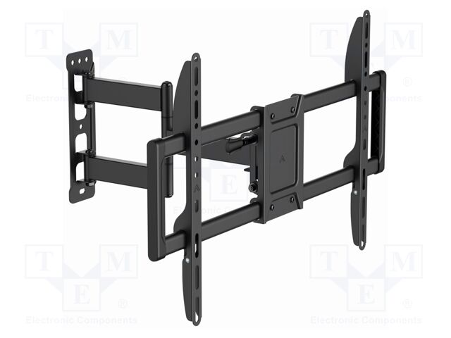Holder; for wall mounting; 50kg; 37÷90"; black