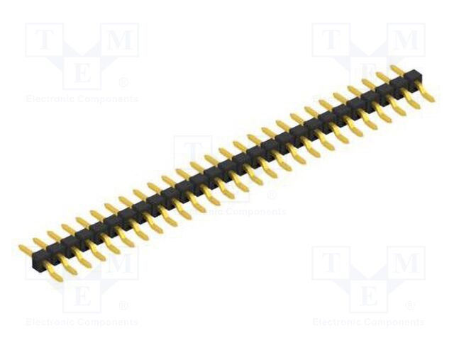 Connector: pin strips; pin header; male; PIN: 27; 2.54mm; SMT; 1x27