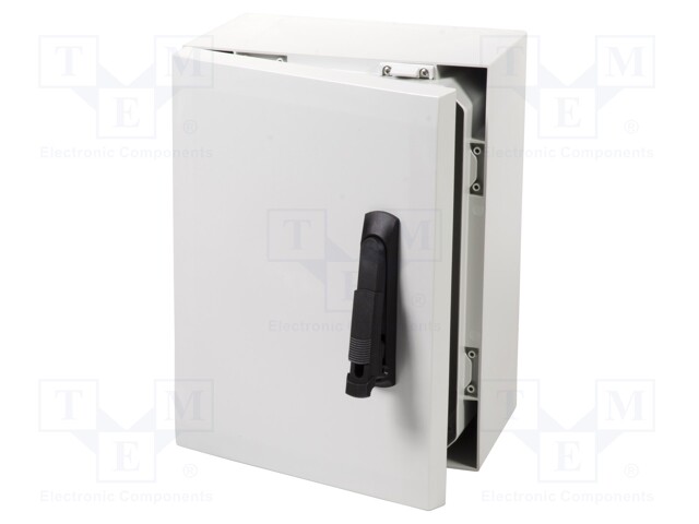 Enclosure: wall mounting; X: 300mm; Y: 400mm; Z: 210mm; ARCA; grey