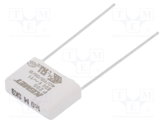 Capacitor: paper; Y1; 1nF; 500VAC; 15mm; ±20%; THT; Series: P295