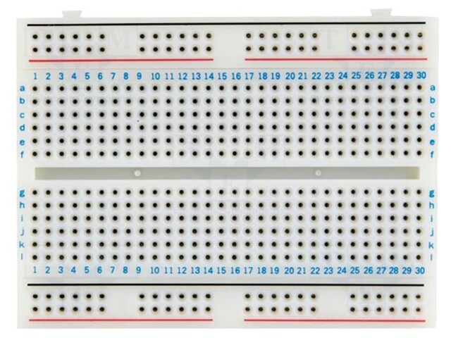 Board: universal; prototyping,solderless; 15x85x95mm