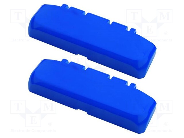 Hinge; ABS; Series: BOCUBE; blue; 2pcs.