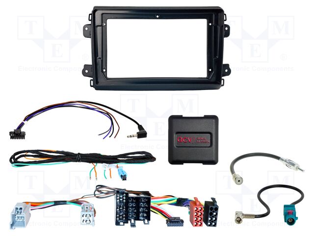Adapter for control from steering wheel; black; 9"