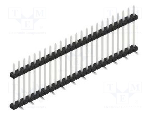 Connector: pin strips; pin header; male; PIN: 24; 2mm; SMT; 1x24