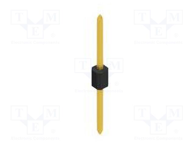 Connector: pin strips; pin header; male; PIN: 1; 1.27mm; THT; 1x1