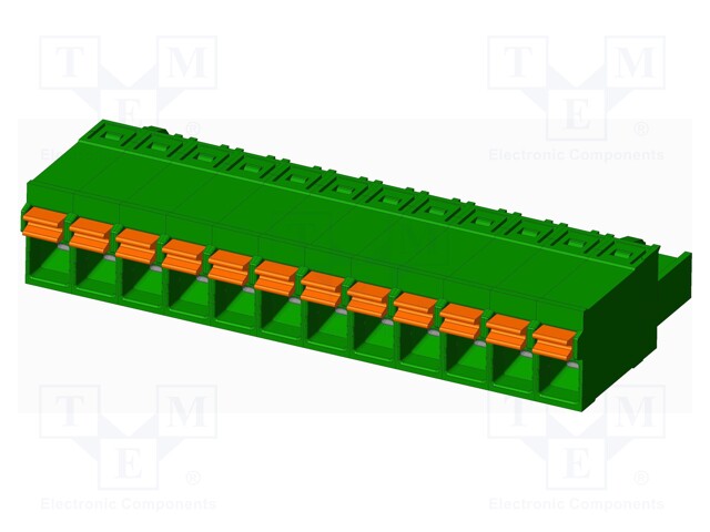 Connector: pluggable terminal block; plug; female; straight; 12A