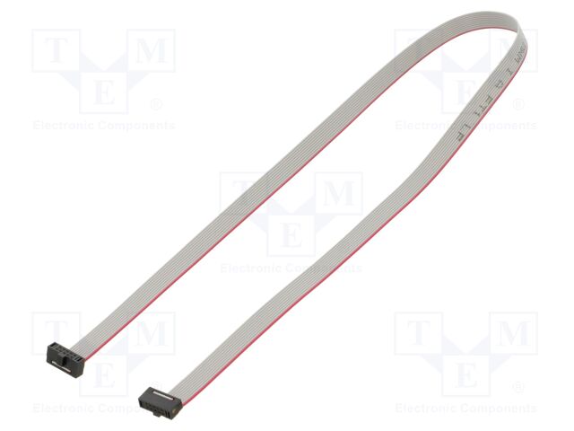Ribbon cable with IDC connectors; Tape ph: 0.64mm; 406.4mm