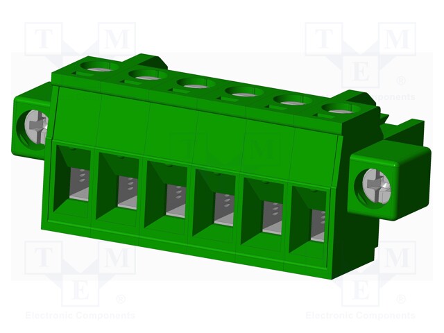 Connector: pluggable terminal block; plug; female; straight; 12A