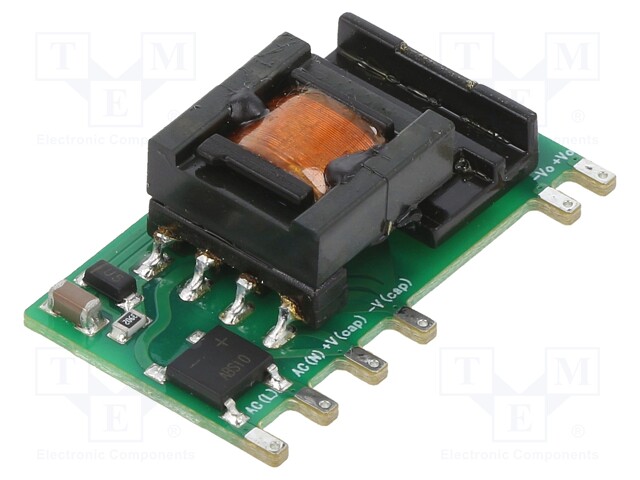 Converter: AC/DC; 5W; 90÷528VAC; Usup: 100÷745VDC; Uout: 5VDC; 72%