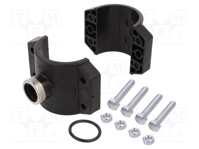Splice terminal: clamping; for PE pipes; Plast; Medium: water