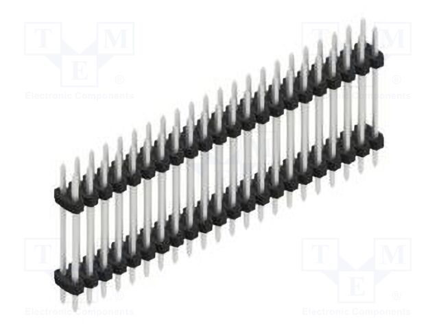 Connector: pin strips; pin header; male; PIN: 44; 2mm; THT; 2x22