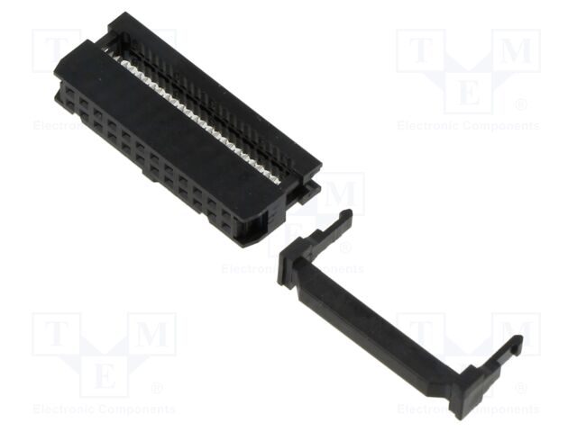 Plug; IDC; female; PIN: 24; without strain relief; IDC; 1.27mm