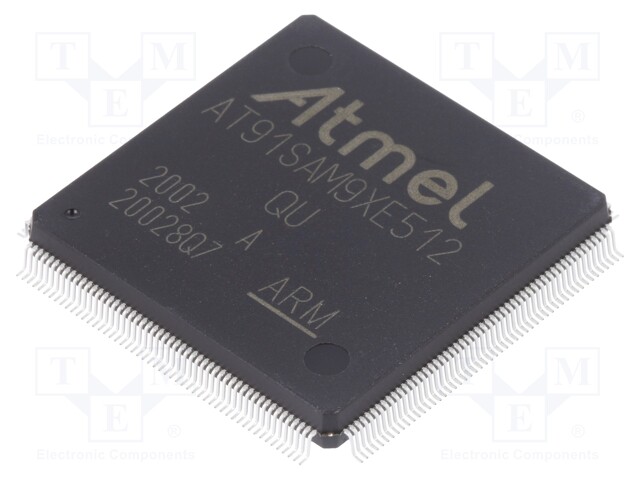 ARM microprocessor; ARM926; SRAM: 32kB; 1.65÷1.95VDC; SMD; PQFP208