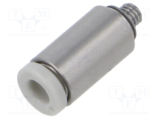 Push-in fitting; threaded,straight; M3; outside; -1÷10bar