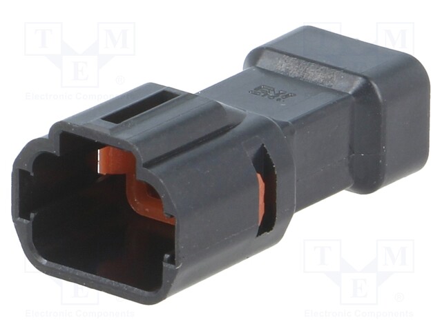 Connector: wire-wire/PCB; DF62W; plug; male; PIN: 6; 2.2mm