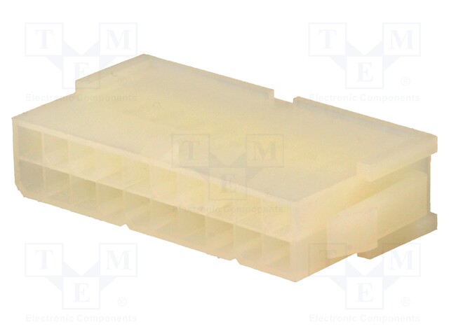 Plug; wire-wire; male; N42G; 4.2mm; PIN: 20; 600V; Locking: latch