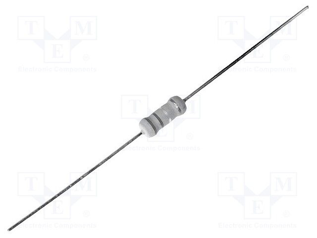 Resistor: metal oxide; THT; 330Ω; 2W; ±5%; Ø5x12mm; axial