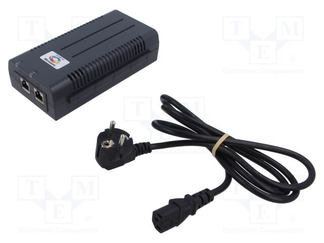 PoE power module; Ch: 1; 1Gbps; 90W; Standard: IEEE 802.3bt; indoor
