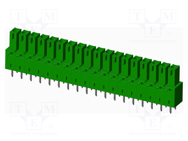 Connector: pluggable terminal block; socket; female; straight