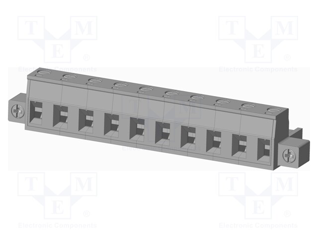 Connector: pluggable terminal block; plug; female; straight; grey