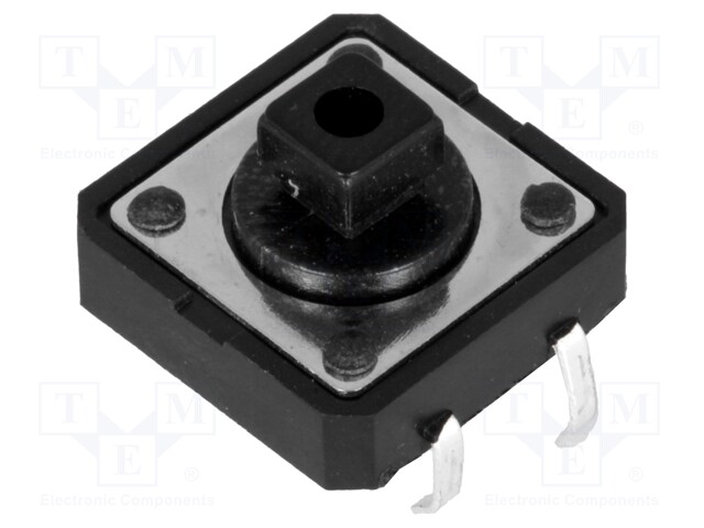 Microswitch TACT; SPST-NO; Pos: 2; 0.05A/12VDC; THT; none; 2.5N