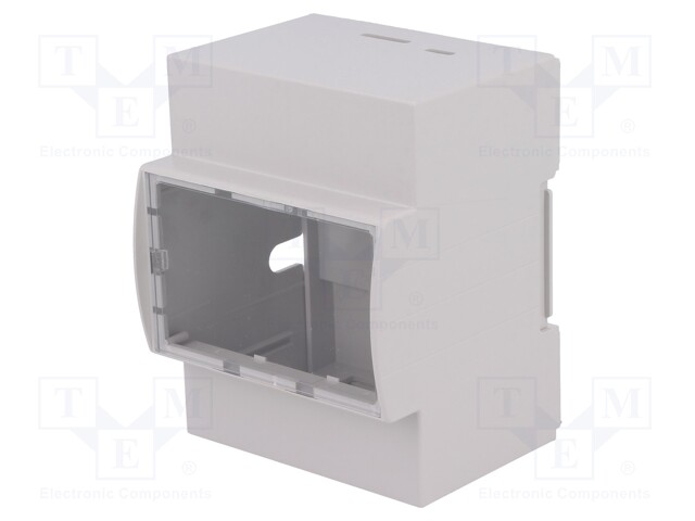 Enclosure: for computer; Raspberry Pi B+; ABS; grey; X: 71.3mm